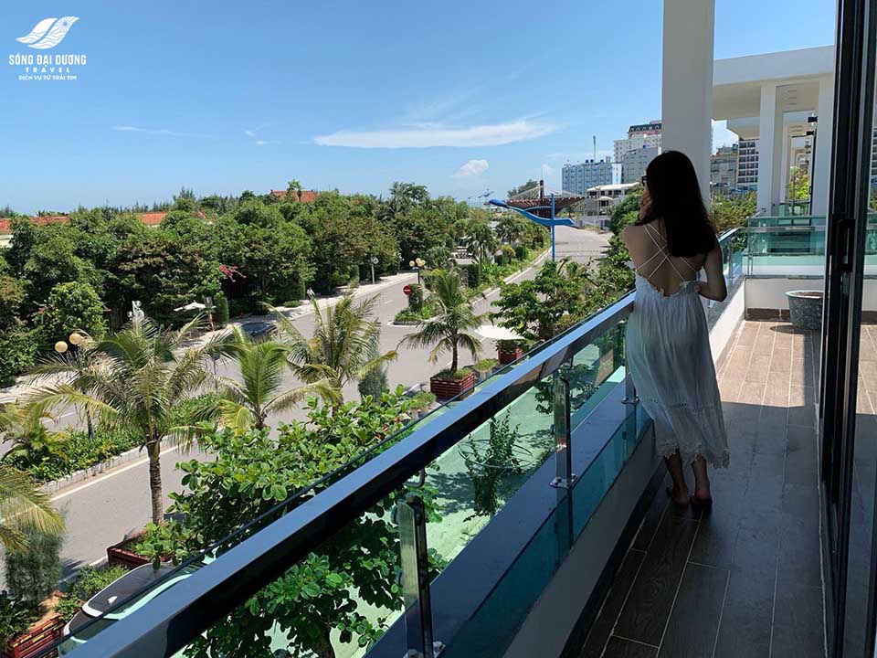 Hướng view từ tầng 2 của biệt thự Villa FLC Sầm Sơn BT31-25