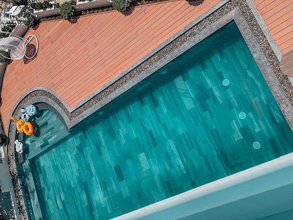 Bể bơi rộng 80m2 VIP nhất FLC Sầm Sơn